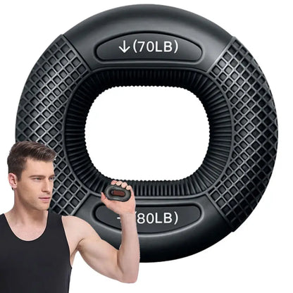 Finger Gripper Hand Muscle Strengthener Ring