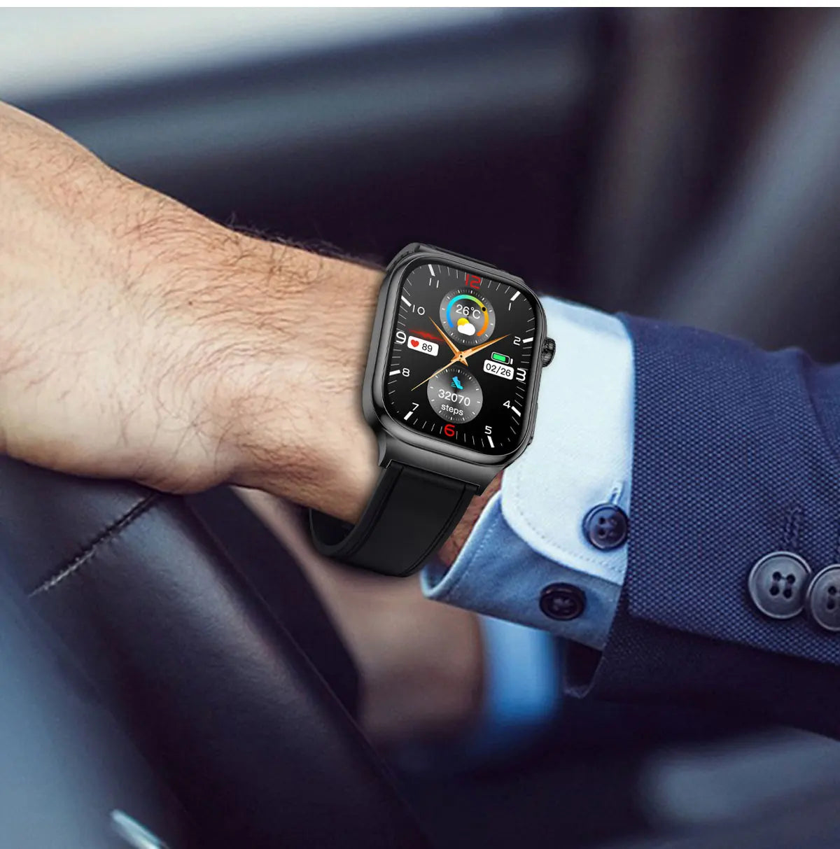 2026 New Accurate Measurement Uric Acid Blood Lipids Smartwatches Body Fat Measure Call Sports Health Smart Watch For Men Women