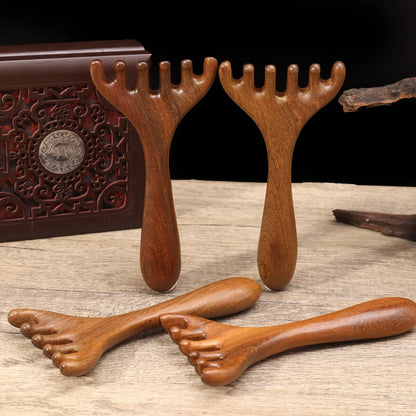 Wooden Scalp Relaxation Massage Comb