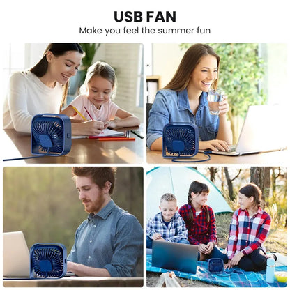 Mini Portable USB Desk Table Fan