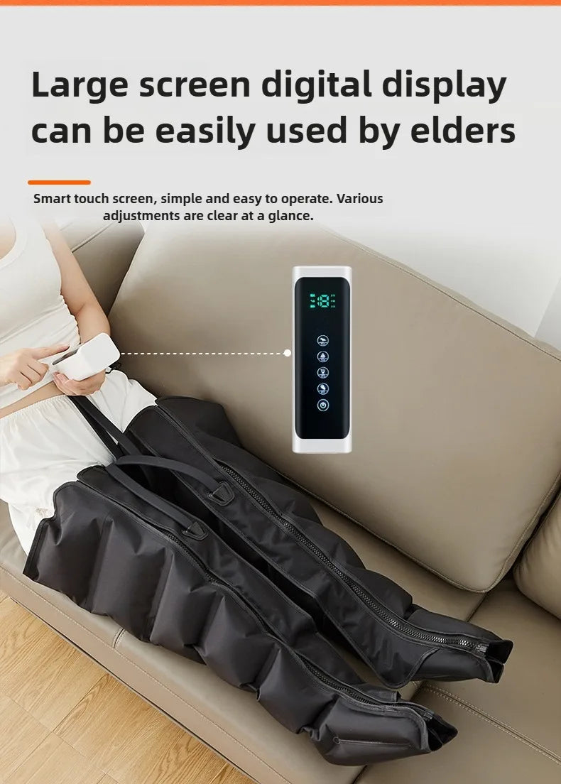 Jinkairui Electric Leg & Foot Massager with Air Compression and Kneading – Calf Relaxation with Remote Control