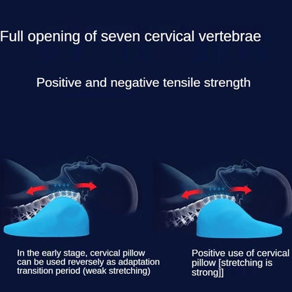 Cervical Chiropractic Traction Pillow Device