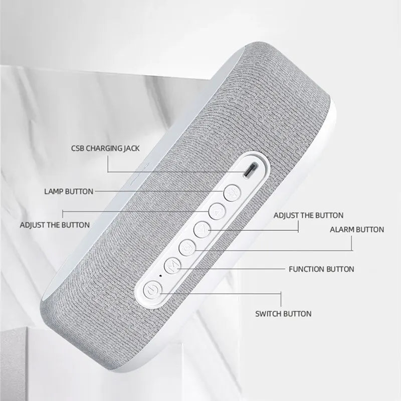 LED Light Thermometer Earphone Phone Charger