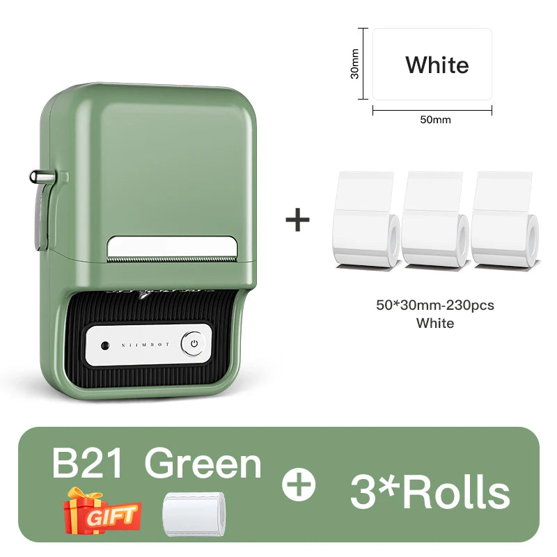 Wireless Mini Thermal Label Printer