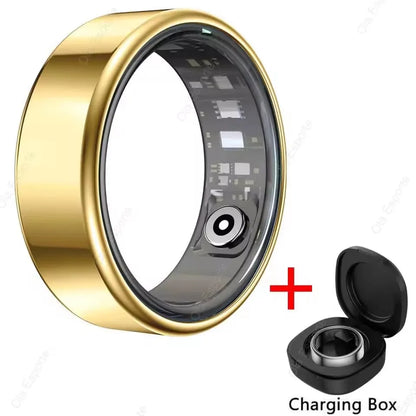 Smart Ring Blood Pressure Sleep Health Monitoring Multi-sport Mode smartring IP68 Waterproof Remote Care Men Women