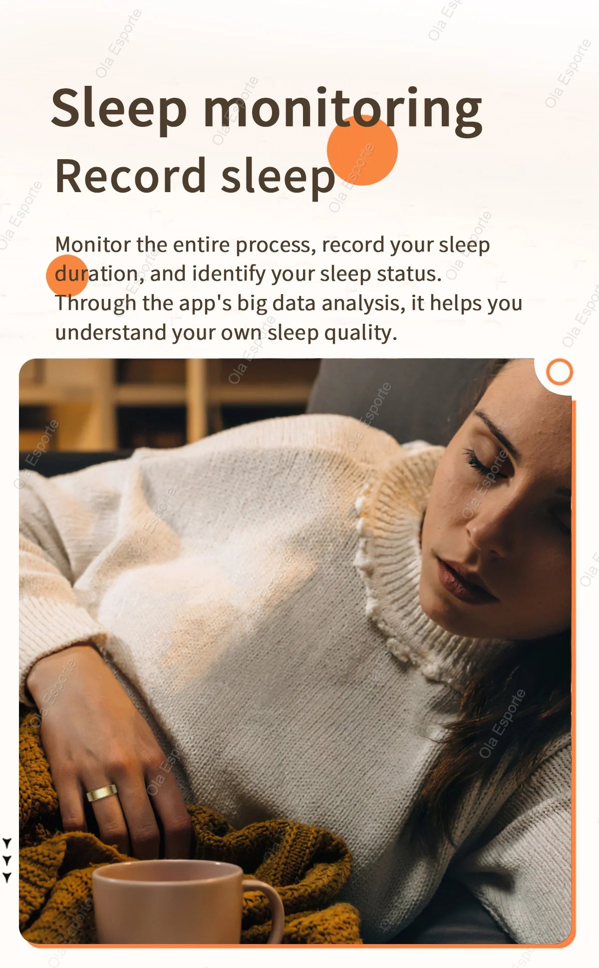 Smart Ring Blood Pressure Sleep Health Monitoring Multi-sport Mode smartring IP68 Waterproof Remote Care Men Women