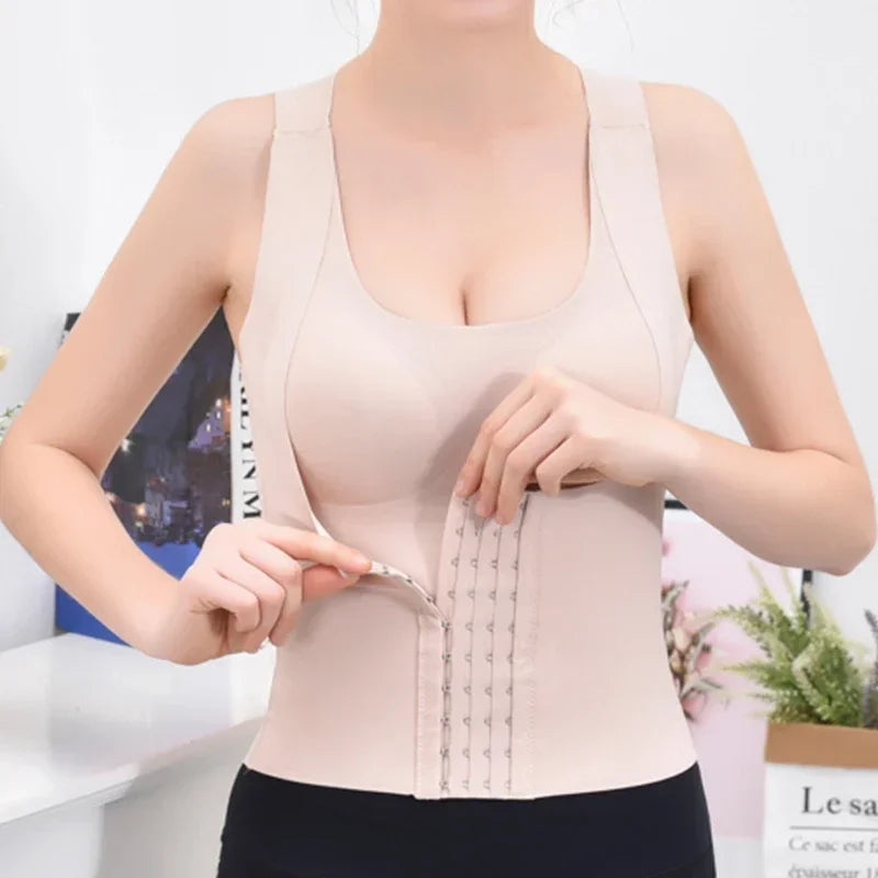 3-in-1 Shapewear Waist Buttoned Bra