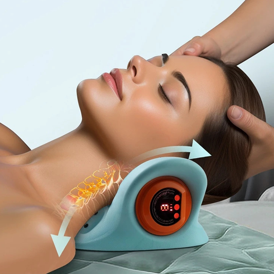 Electric Cervical Neck Stretcher Massager Pillow