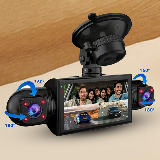 4 Channel Black Box Driving Camera
