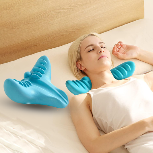 Cervical Chiropractic Traction Pillow Device